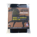 EQU Streamz advanced magnetic therapy bands for horses and ponies Bands sold in pairs in biodegradable packaging.