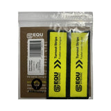 EQU Streamz Reflective turnout strips for horses outside/turned out who may chew at the bands. In compostable packaging.