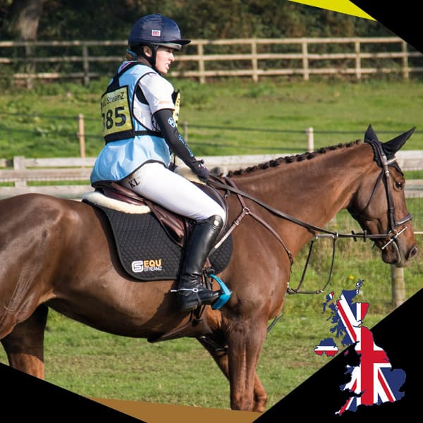 EQU StreamZ ambassador Harriet Upton The EQU StreamZ bands are a highly valued part of our daily tack and specifically used after competing and whilst travelling. I also wear the human band to help me and all the horses have their own pair too